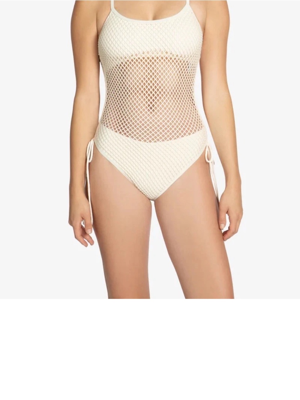 Robin Piccone Women’s One-Piece Swimsuit Ecru Size 8
